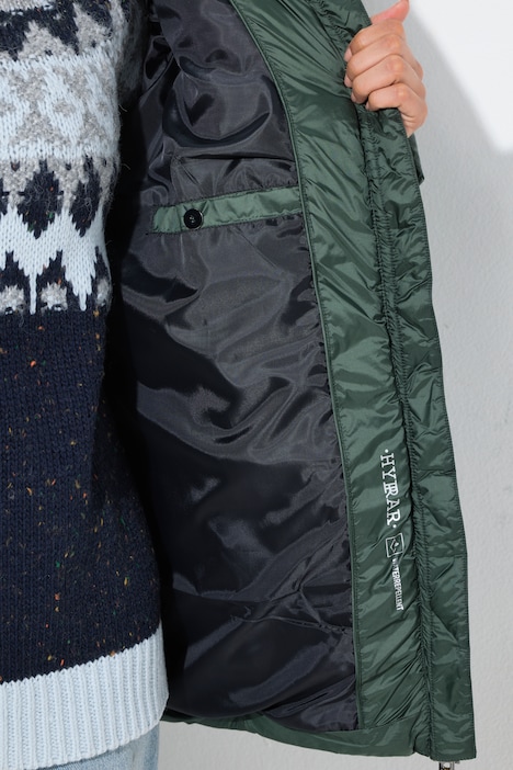 HYPRAR Steppjacke, Kapuze abnehmbar, Windfang