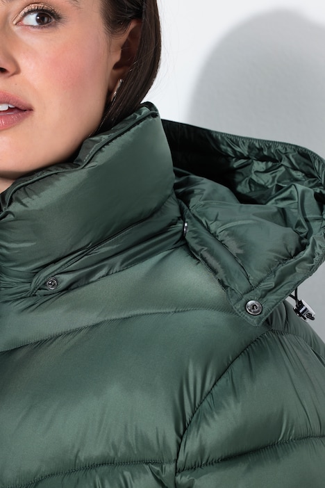 HYPRAR Steppjacke, Kapuze abnehmbar, Windfang