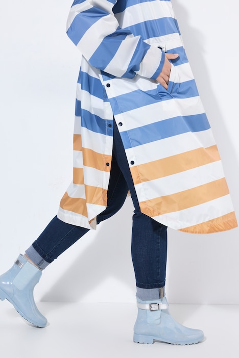 Funktions-Regencape, Unisex, Print, Kapuze