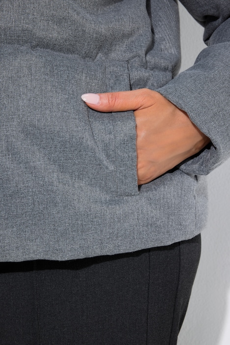 HYPRAR Steppjacke, Struktur, Stehkragen