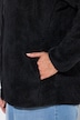 Fleecejacke, Teddyfleece, Stehkragen, Langarm