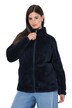 Fleecejacke, Teddyfleece, Stehkragen, Langarm