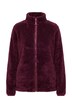 Fleecejacke, Teddyfleece, Stehkragen, Langarm