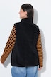 Fleece-Weste, Kuschelfleece, Stehkragen, ärmellos