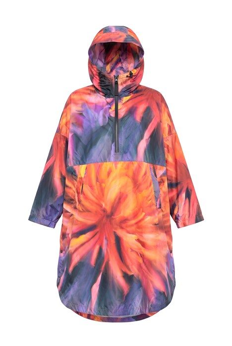 Funkční pláštěnka do deště, unisex, potisk, kapuce