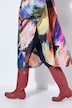 Functionele regencape, unisex, print, capuchon