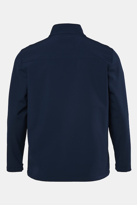 Softshell jas, opstaande kraag, ritssluiting, fleece binnenkant, tot 8XL