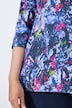 Camiseta, estampado gráfico, cuello en V, manga 3/4