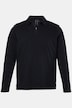 Langarm-Poloshirt, Polokragen mit Zipper, Vintage Look, bis 8 XL