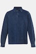 Langarm-Poloshirt, Piqué, Indigo-Färbung, bis 8 XL
