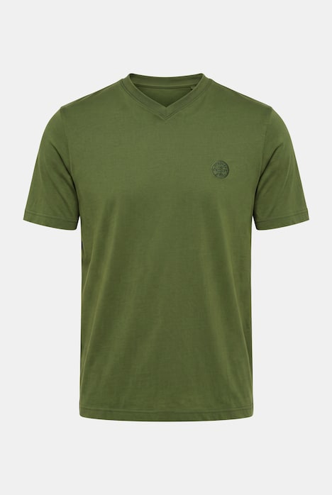 Tričko, krátké rukávy, V výstřih, potisk na hrudi, vintage vzhled, do vel. 8 XL