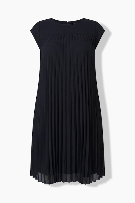 Plissee-Kleid, Plissee-Mix, ärmellos