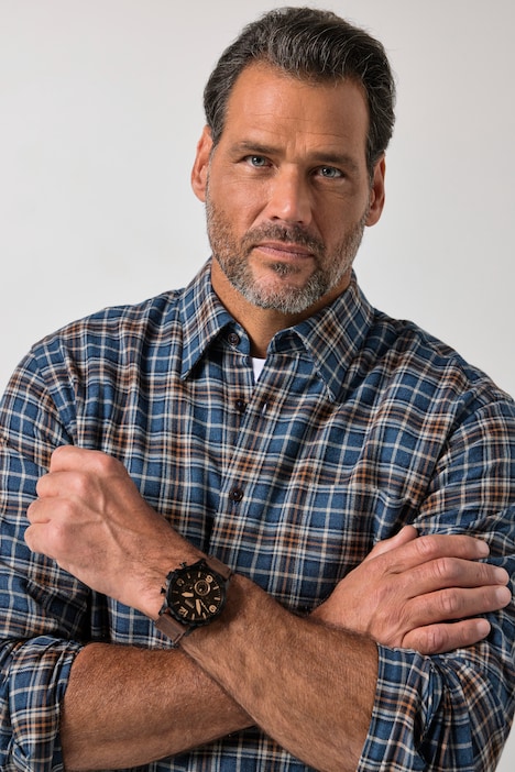 Karohemd, Langarm, Flanell, Modern Fit, bis 8 XL