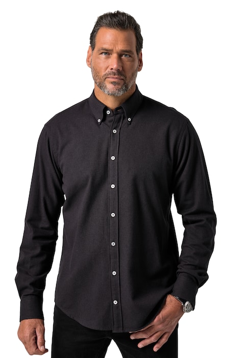Flanelová košile, dlouhé rukávy, moderní střih, do vel. 8XL