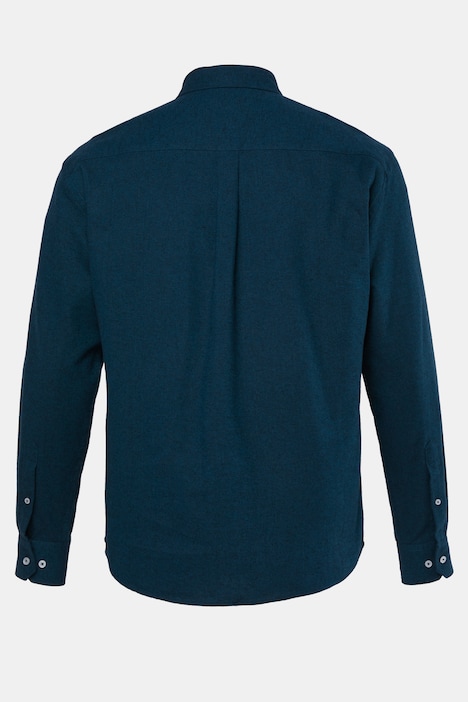 Chemise en flanelle, manches longues, coupe moderne, jusqu'à la taille 8 XL