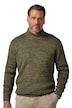 Pulovr, dvoubarevný hrubý úplet, stojáček, do vel. 7XL