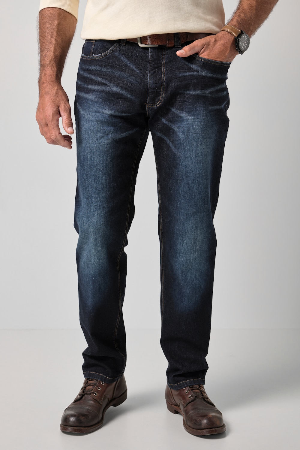 Jeans, Denim, Vintage Look, Tapered Loose Fit, 5-Pocket, bis Gr. 72