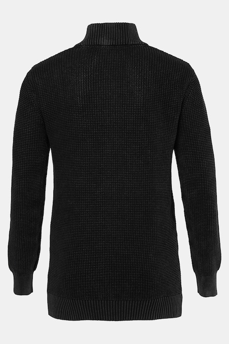 Troyer, Stehkragen mit Zipper, Vintage Look, bis 7 XL