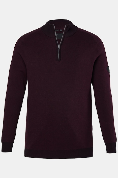 Troyer, CashmereTouch, Stehkragen mit Zipper,bis 7 XL