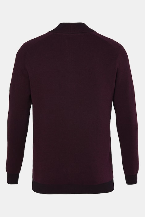 Troyer, CashmereTouch, Stehkragen mit Zipper,bis 7 XL