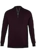Mikina se stojáčkem a krátkým zipem, CashmereTouch, stojáček se zipem, do vel. 7XL