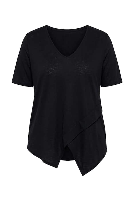 Halenkové tričko, leopardí vzor, vypalovaný žerzej, prodloužený lem