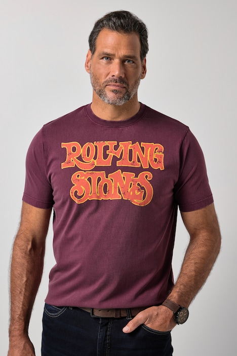 Tričko s potiskem kapely, polo rukávy, The Rolling Stones, vintage vzhled, do vel. 8 XL