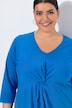 Jerseykleid, Batikmuster, A-Linie, V-Ausschnitt, 3/4-Arm