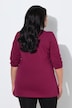 Longshirt, Puffärmel, V-Ausschnitt, 3/4-Arm