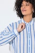 Bluse, oversized, Streifen, Zitronen-Motiv