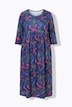 Jerseykleid, A-Linie, Rundhals, 3/4-Arm, Taschen