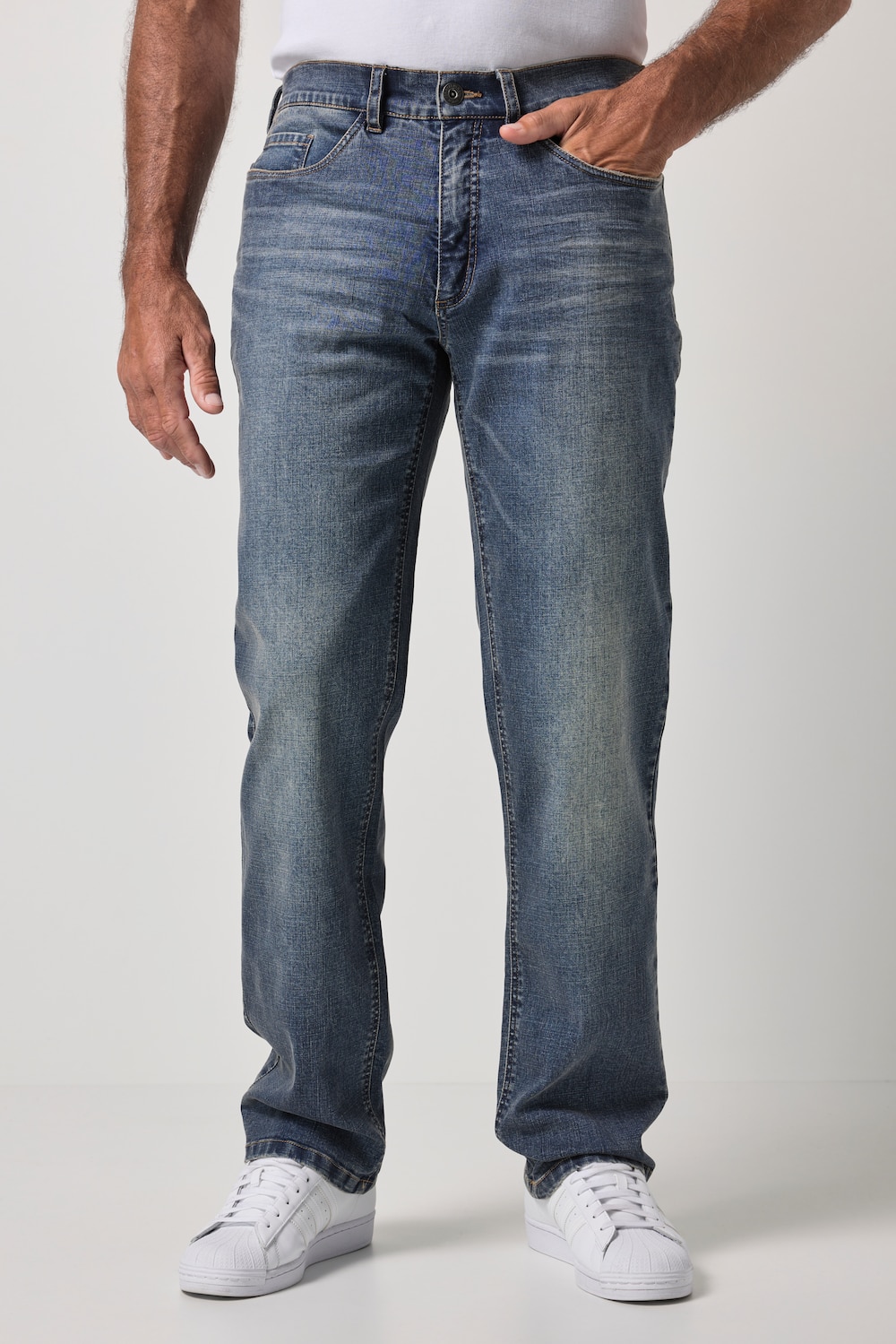 Jeans, 5-Pocket, Loose Fit, Vintage Look, bis Gr. 72