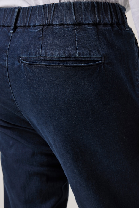Chino jeansFLEXNAMIC®, denim, mavevenlig pasform, tilspidset løs pasform, op til størrelse 72