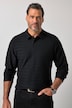 Langarm-Poloshirt, Ringel, Jacquard, bis 8 XL