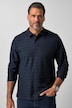 Langarm-Poloshirt, Ringel, Jacquard, bis 8 XL