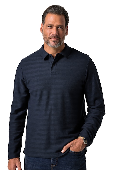 Polokošile s dlouhými rukávy, pruhovaná, žakár, do vel. 8XL