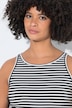 Striped Ribbed Jersey Tank