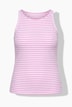 Striped Ribbed Jersey Tank