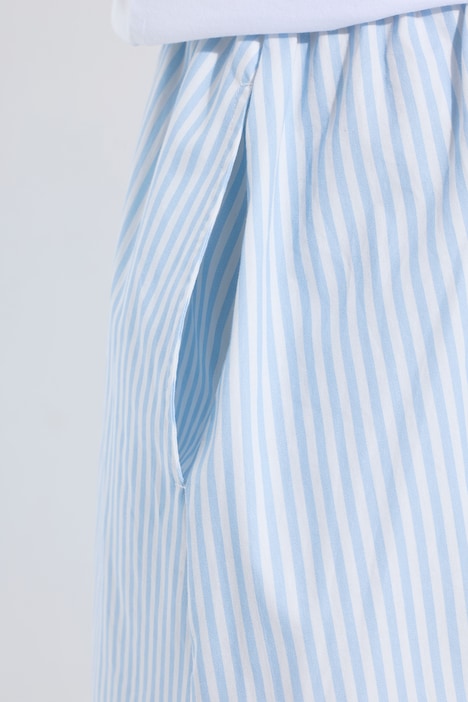 Midirock, A-Linie, streifen, Elastikbund