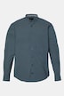 Overhemd, lange mouwen, minimalistisch patroon, modern fit, opstaande kraag, tot 8XL