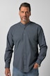 Overhemd, lange mouwen, minimalistisch patroon, modern fit, opstaande kraag, tot 8XL