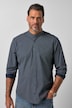 Overhemd, lange mouwen, minimalistisch patroon, modern fit, opstaande kraag, tot 8XL