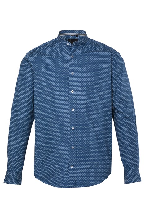 Košile, dlouhé rukávy, minimalistický vzor, moderní střih, stojáček, do vel. 8XL