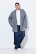 Kimono-Strickjacke, Schalkragen, ohne Verschluss, Langarm