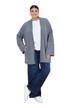 Kimono-Strickjacke, Schalkragen, ohne Verschluss, Langarm
