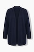 Kimono-Strickjacke, Schalkragen, ohne Verschluss, Langarm
