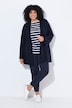 Kimono-Strickjacke, Schalkragen, ohne Verschluss, Langarm