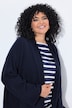 Kimono-Strickjacke, Schalkragen, ohne Verschluss, Langarm