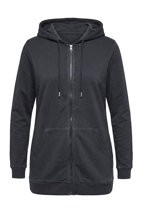 Mikina, komfortní střih, nápis HAPPY na zádech