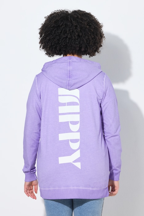 bluza dresowa, komfortowy krój, napis HAPPY na plecach